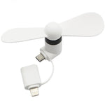 Mini Portable Cell Phone Cooling Fan - Available for iPhone and Android Devices