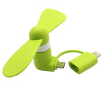 Mini Portable Cell Phone Cooling Fan - Available for iPhone and Android Devices