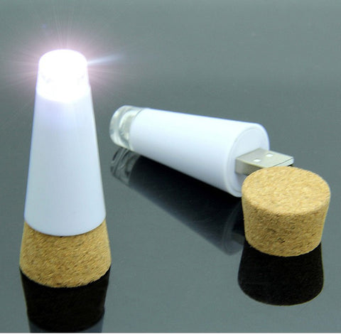 Bottle LED USB Rechargable Lamp