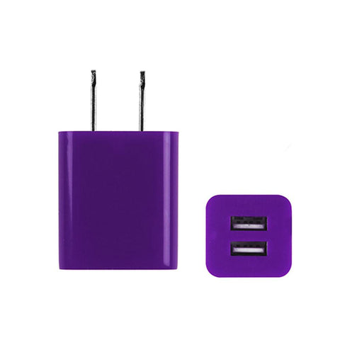2 Pack: Dual Port Usb Wall Charger